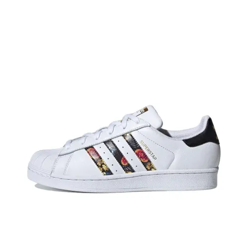 Adidas Originals Superstar Low Топ Кроссовки для скейтбординга Женские Белые