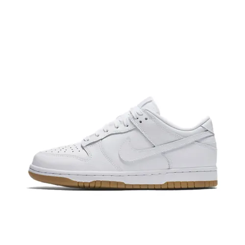 Nike Dunk Slip-Resistant Abrasion-Resistant Low Top Скейтборд Кроссовки Женские Белые