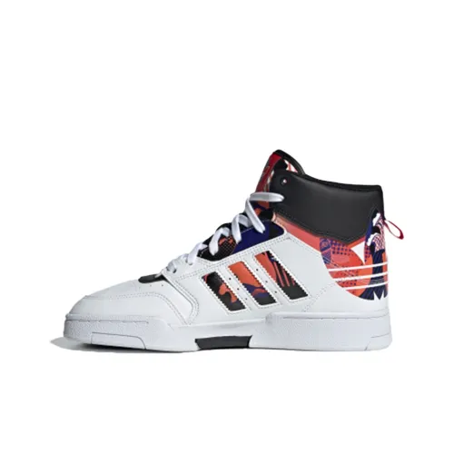 Adidas Originals Drop Step XL 'CNY' Амортизация и Дышащий Высокие Кроссовки для скейтбординга Женские Белые Черные Фиолетовые