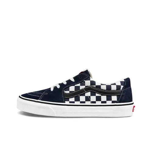 Vans SK8 LOW Скейтборд Кроссовки Топ Унисекс Синий Белый