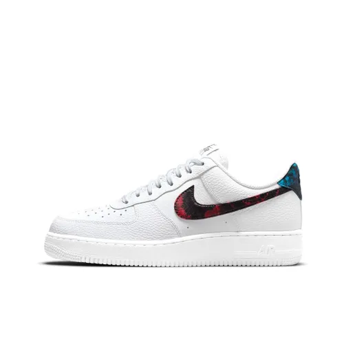 Nike Air Force 1 Tie Dye Tie Dye Swoosh Slip Resistant Амортизация Abrasion Resistant Низкий Топ Скейтбординг Мужской
