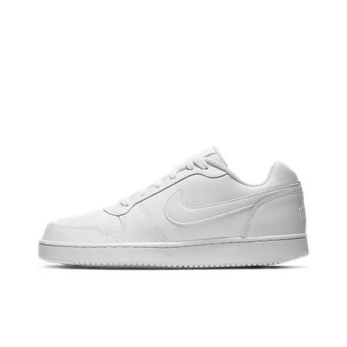 Nike EBERNON Low Покрытие Slip-Resistant Низкий Топ Скейтборд Кроссовки Женские Чисто Белый