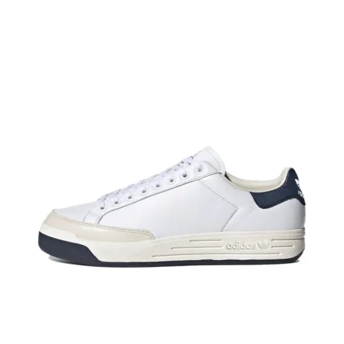 Adidas Originals Rod Laver Аbrasion Resistant Низкие Кроссовки для скейтбординга Унисекс Белый Синий