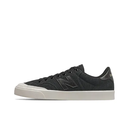 New Balance NB Pro Court Low Top Скейтборд Кроссовки Унисекс Черный Белый