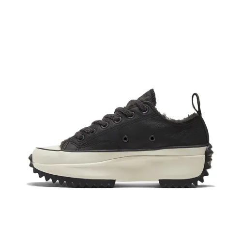 Converse Run Star Hike Термическое Покрытие Низкие Кроссовки для Скейтбординга Унисекс Черный Белый