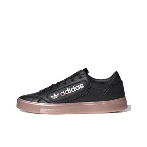 Adidas Originals Sleek Slip-resistant Shock Absorbers Low Top Скейтборд Кроссовки Женские Медный Черный