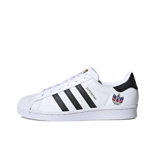 Adidas Originals Superstar Series Low Топ Скейтборд Кроссовки Женские Черный Белый Panda Multicolor Logo