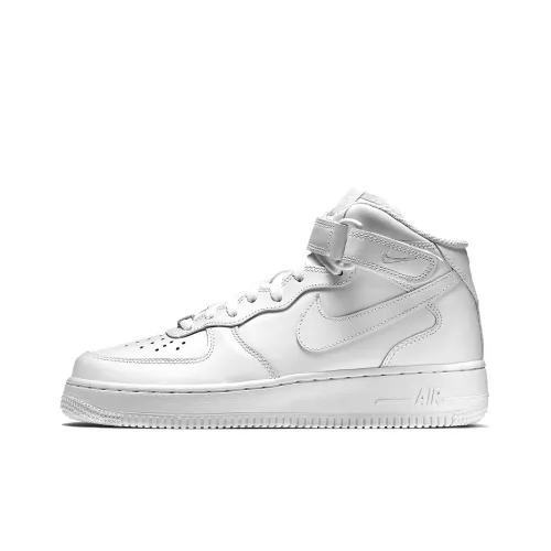 Nike Air FORCE 1 07 LE MID Топ Скейтборд Кроссовки Женские Белые