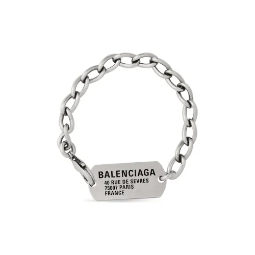 Balenciaga Браслеты из латанию Серебряный Мужской