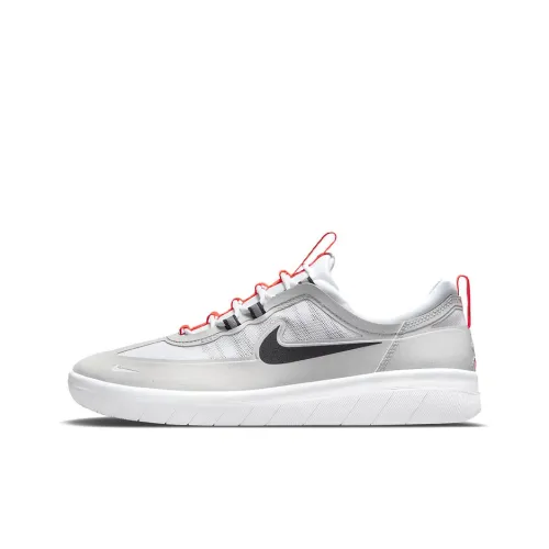 Nike SB Free 2 Slip-Resistant Амортизация Дышащий And Легкий Низкий Топ Скейтборд Кроссовки Мужские Серый Красный