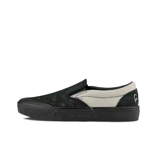Cult x Vans Slip On Low Top Скейтборд Кроссовки Unisex Черный Серый