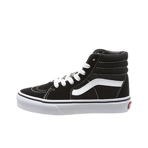 Vans SK8 High Скейтборд Кроссовки Унисекс Черный Серый
