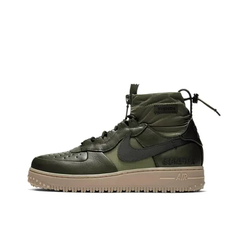 Nike Air FORCE 1 Wtr GT Non Slip Легкий Высокий Топ Скейтбординг Кроссовки Унисекс Армейский зеленый