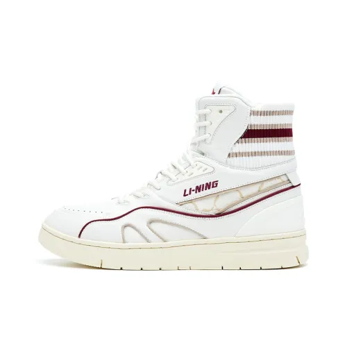 LI NING 1990 Classic Collection Скейтборд Кроссовки Высокие Мужские