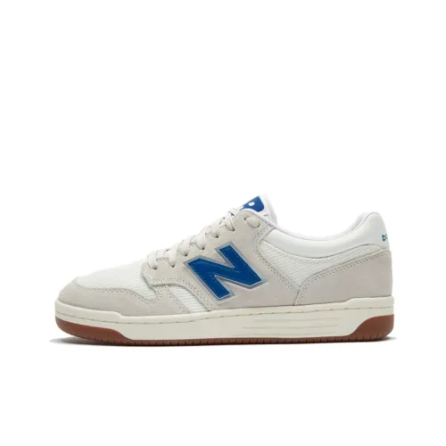 New Balance NB 480 Амортизация Легкий Низкий Топ Скейтборд Кроссовки Унисекс Экрю