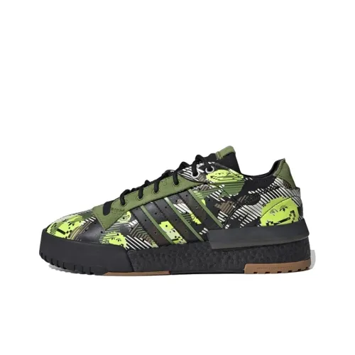 Adidas Originals Rivalry Series Rmlow Дышащие Низкие Кроссовки для Скейтбординга Унисекс Зеленые Черные