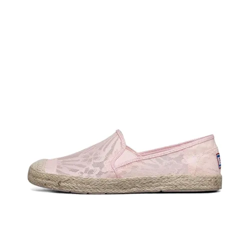 Skechers Flexpadrille Дышащие Низкие Кроссовки для скейтбординга Женские Розовые