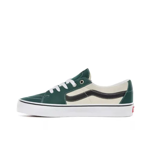 Vans SK8 LOW Slip Resistant Abrasion Resistant Низкий Топ Скейтборд Кроссовки Unisex Зеленый Белый