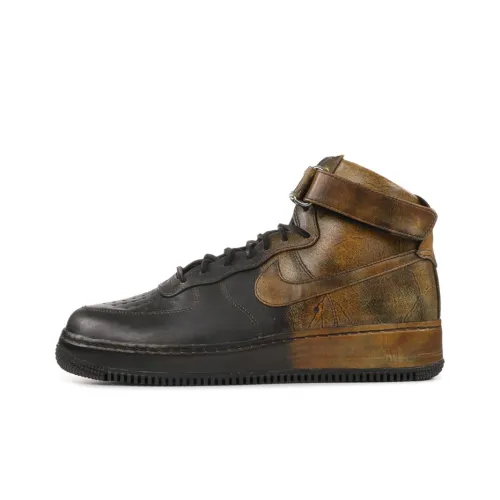 Nike Air Force 1 High Топ Скейтборд Кроссовки Мужские Черные