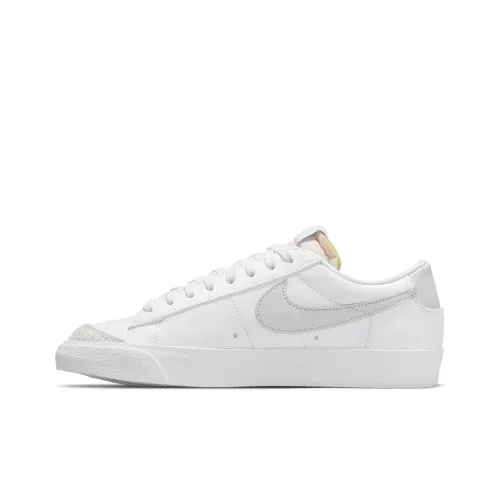 Nike Blazer 77 противоскользящие устойчивые к истиранию легкие низкие скейтборд-кроссовки женские белые серые