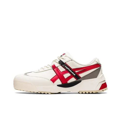 Onitsuka Tiger Delegation EX Скейтборд Кроссовки Унисекс Белый Красный