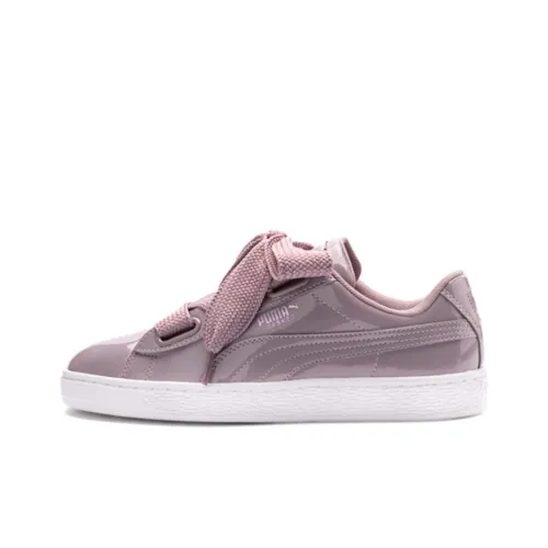 PUMA Basket Heart Low Топ Скейтборд Кроссовки Женские Светло-фиолетовые