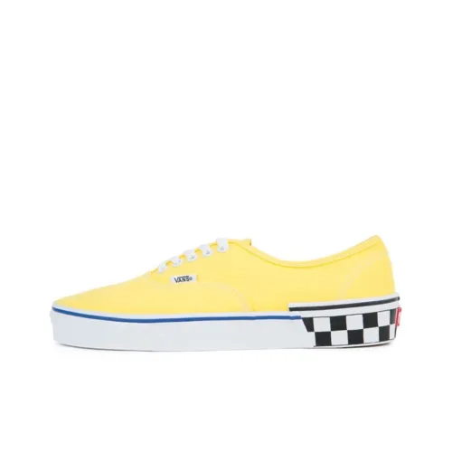Vans Authentic Series Low Топ Скейтборд Кроссовки Унисекс Желтые