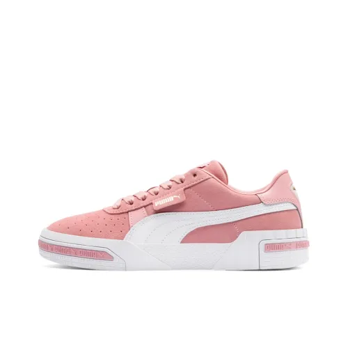 PUMA Cali Taped Low Топ Скейтборд Кроссовки Женские Розовые Белые