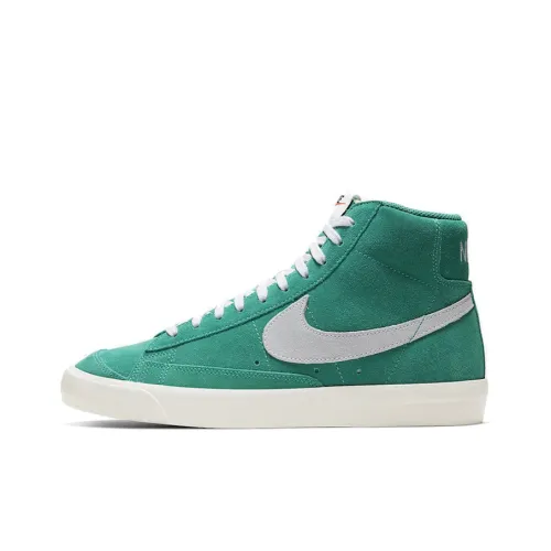 nike Blazer Nature Зеленый Покрытие MID Топ Кроссовки для скейтбординга Унисекс Травяной зеленый