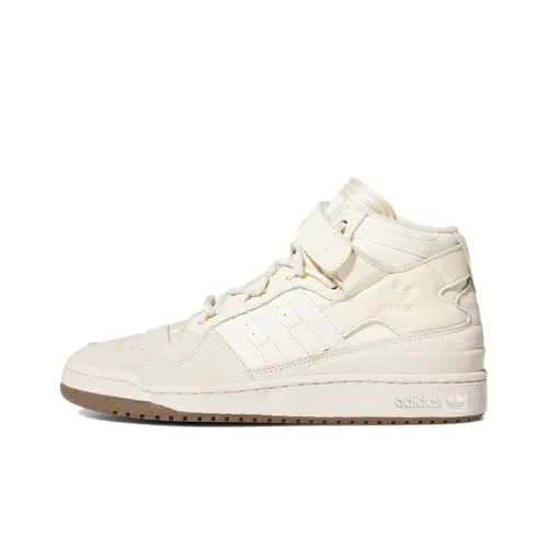 Ivy Park x Adidas Originals Forum Mid 'ICY Парк' Износостойкий и Легкий MID Скейтборд Кроссовки Унисекс Экрю