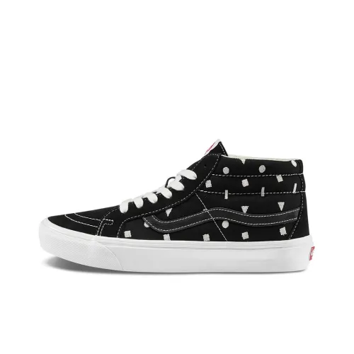 VANS SK8 LX MID Топ Скейтборд Кроссовки Унисекс Черный