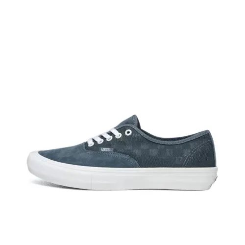 Vans Authentic Series Low Топ Скейтборд Кроссовки Унисекс Синий