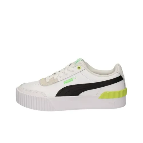 PUMA Carina Series Lift Low Топ Кроссовки для скейтбординга Женские Белые Черные