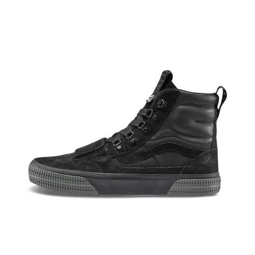 VANS SK8 High Топ Скейтборд Кроссовки Унисекс Черный Warrior