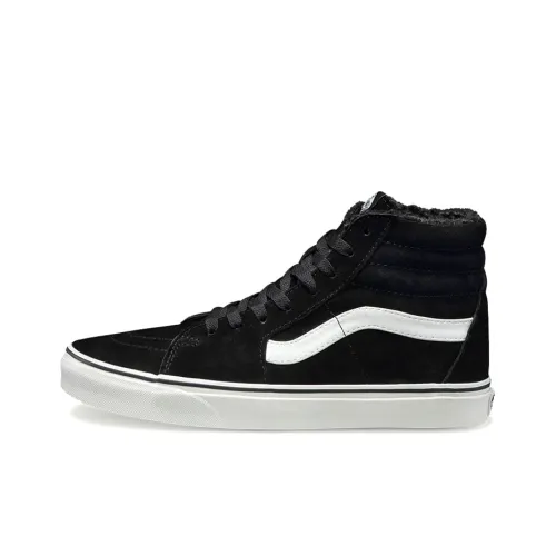 Vans SK8 High Кроссовки для скейтбординга Унисекс Белый Черный