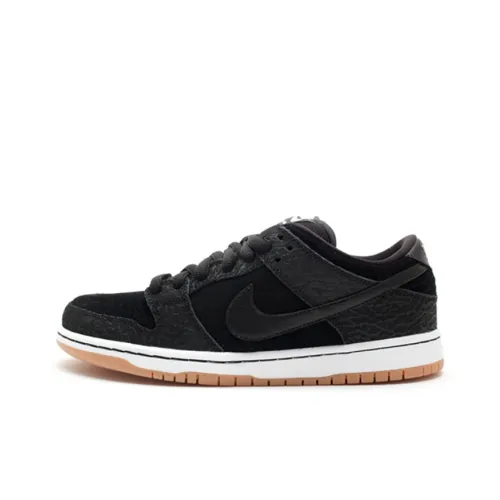 Nike Dunk SB Nontourage Нескользящий Легкий Низкий Топ Скейтборд Кроссовки Мужские Черные Серые