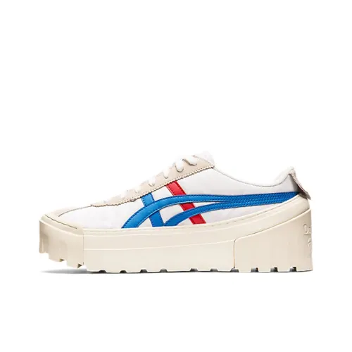 Onitsuka Tiger DelegationDelegation Chunk Slip Resistant Abrasion Resistant Low Top Скейтборд Кроссовки Унисекс Белый