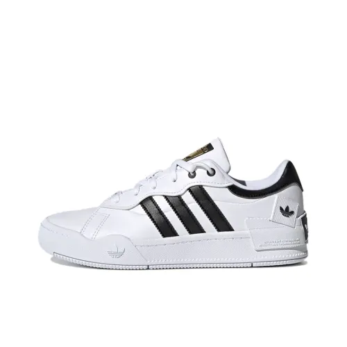 Adidas Originals Rey Galle Slip Resistant Abrasion Resistant Легкий Низкий Топ Кроссовки для скейтбординга Женские Белый Черный