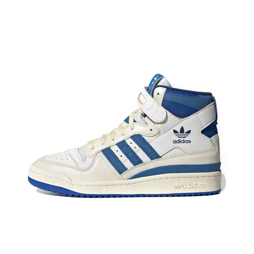 MARVEL x Adidas Originals FORUM 84 Hi High Скейтборд Кроссовки Унисекс Белый Синий