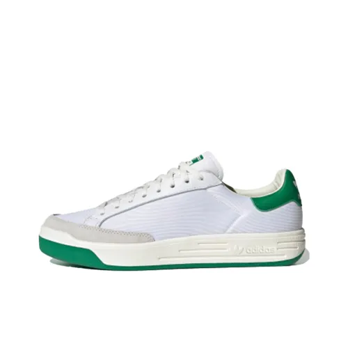Adidas Originals Rod Laver Дышащие Низкие Кроссовки для Скейтбординга Унисекс Белые Серые Зеленые