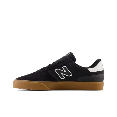 New Balance Numeric 272 Устойчивые к истиранию Низкие Кроссовки для скейтбординга Унисекс Черный Белый