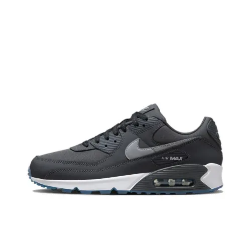 Nike Air Max 90 Low Топ Повседневная обувь Мужская Черная Серый