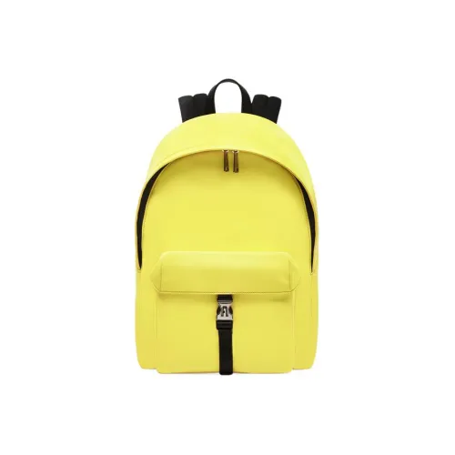 Furla Man Cosmo Нейлон Кожа Рюкзак Средний Мужской Желтый