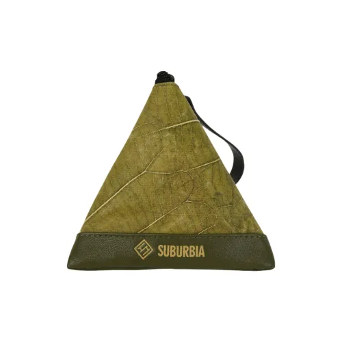 SUBURBIA Микрофибра Синтетическая Кожа Zongzi Сумка Сумка для хранения Кошелек для монет Мини Унисекс Лист Цвет