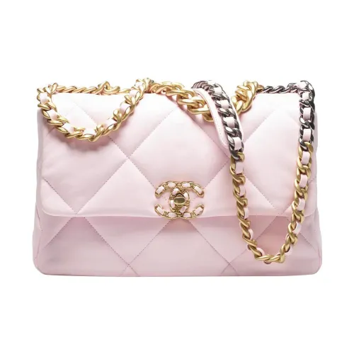 CHANEL 19Bag Овчина Сумка Сумка через плечо Сумка через плечо Женская Розовая