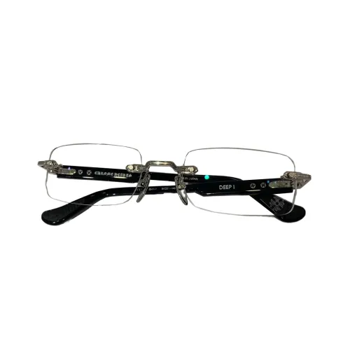 Chrome Hearts Нерегулярная форма Оправы для очков Унисекс Черный