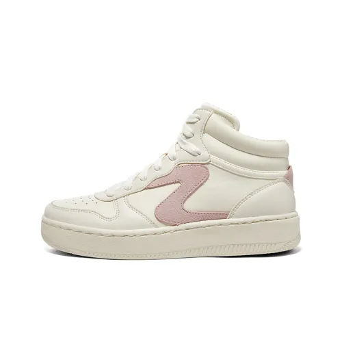 SKECHERS SPORT Court 92 Устойчивые к истиранию MID Топ Скейтборд Кроссовки Женские Экрю