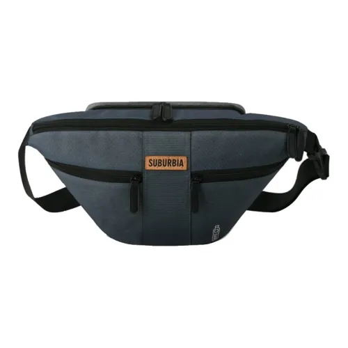 SUBURBIA Oxford Сумка через плечо Слинг-сумка Сумка на пояс Большая Унисекс Синяя