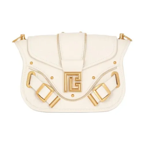 BALMAIN Кожа Сумка через плечо Женская Белая