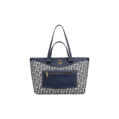 Henney Bear Ткань Тоут Сумка Сумка для покупок Сумка на плечо Сумка среднего размера Женская Многоцветная